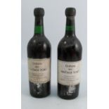 Four bottles of Grahams 1963 Vintage Port