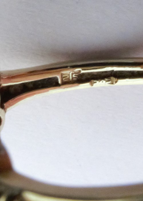 An Austrian garnet set ring, with Austrian control marks and stamped '585', set with seven principal - Image 7 of 7