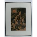 Paul Balluriau, lithograph, Un Sabbat de Sorcieres, 12.25ins x 8.25ins