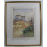 Chas E Georges, watercolour, Moreton Heath Dorset, 14.5ins x 10.5ins, together with Christie's South