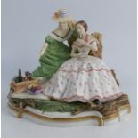 A Royal Worcester limited edition figure group, The Picnic, from the Victorian Figures series,