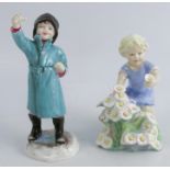 Two Royal Worcester figures, February and May, height 6.25ins and downCondition Report: All OK