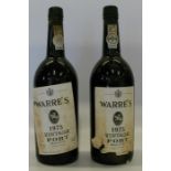 Twelve bottles of Warre 1975 Port