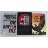 FORSYTH (FREDERICK), The Odessa File, FIRST EDITION, 1972, dw, HIGGINS (JACK), The Eagle Has Landed,