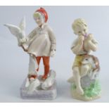 Two Royal Worcester figures, June and November, height 7.25ins and downCondition Report: All OK