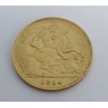 A 1914 half sovereign