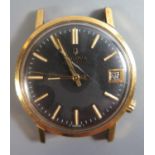 A Bulova Accutron Gold Plated Gent's Wristwatch (not running)