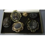 A Collection of Victorian Memorial and other Brooches