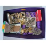 A Selection of Silver and Costume Jewellery