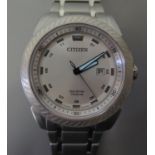 A Citizen Eco-Drive Titanium Wristwatch