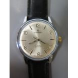 An Ermano Gent's Maual Stainless Steel Wristwatch, running
