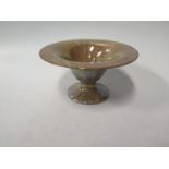 A Ruskin Pottery Dish, paper label to base, 19cm diam.