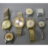 A Selection of Wristwatches including Topflite