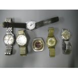 A Selection of Wristwatches including Timex and Smiths