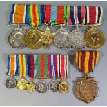 A WWI and WWII Six Medal Group awarded to K.47995 R.C.BELL. STO.2. R.N. comprising War and Victory