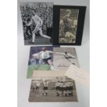 A Signed Jackie Charlton Photograph, Francis Lee and others