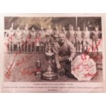 A Liverpool Football Club League Champions 1965-66 Signed Photograph with COA