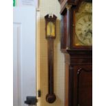 A 19th Century Cerruty & Son Mahogany and Strung Stick Barometer