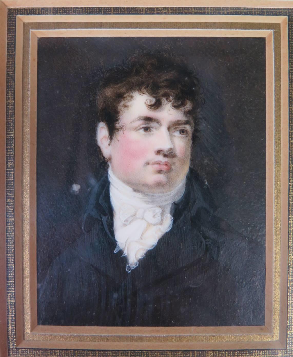 A Fine Portrait Miniature of Sir Henry Ellis KH FRS FSA (29 November 1777 – 15 January 1869),