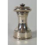 A Victorian Silver Pepper Grinder, London 1886, J.B