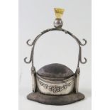 A George V Silver Pin Cushion, Birmingham 1914, W.D