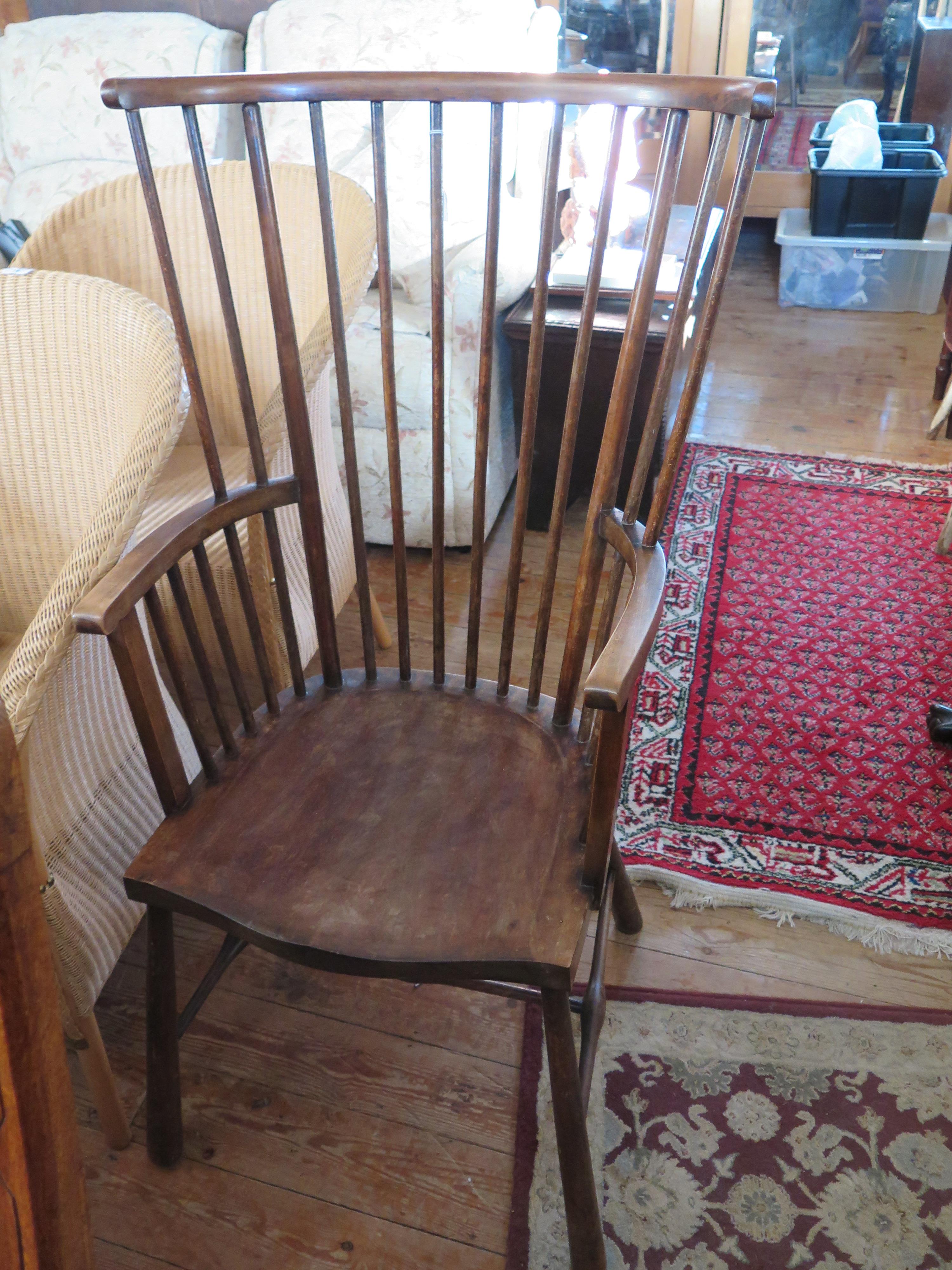 A 19th Century Comb Back Armchair