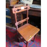 A Reproduction Victorian Style Metamorphic Library Chair