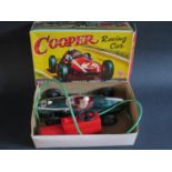 An Elm Cooper Racing Car, electrically operated remote control, boxed