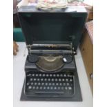 An Olympia Simplex Typewriter