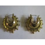 A Pair of 9ct Gold Victorian Style Earrings, 5.7g