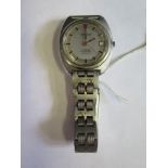 A Gent's Omega Constellation Electronic Wristwatch in steel case, 34627095, NEW BATTERY, RUNNING