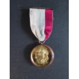 A 9ct Gold Mounted Masonic 'Jewel'