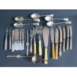 Silver Handled Tea Knives and plated ware