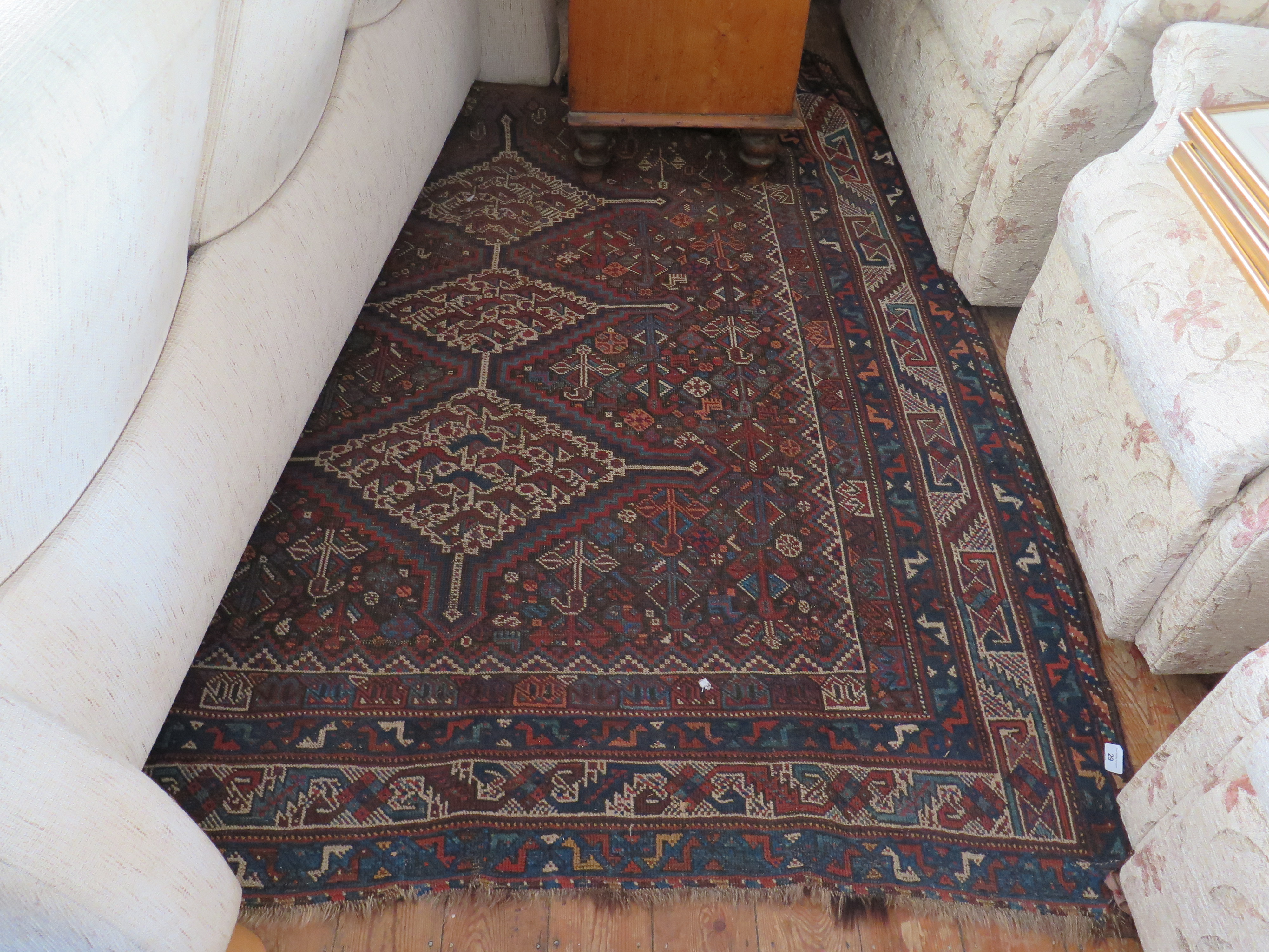 A 19thn Century Persian Rug, c. 210 x 170cm - Image 2 of 3