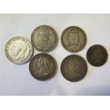 Victorian Silver Crowns: 1889, 1890, 1893, 1894 and George V 1935 etc.