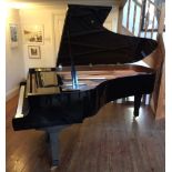 Yamaha (c2004) A 7ft 6in Model C7 grand piano in a bright ebonised case on square tapered legs.