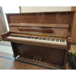 John Broadwood (c1980) A 121cm upright piano in a bright mahogany case. AMENDMENT Is 126cm.