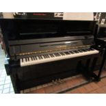 Yamaha (c2005) A 121cm Model YM5 upright piano in a bright ebonised case.