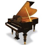 Bösendorfer (c1995) A 6ft 7in Model Strauss 200 grand piano in a bright ebonised case on turned