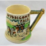 A Crown Devon Fieldings 'Widdecombe Fair' musical mug, 11.