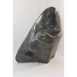 A large 20th century African stone abstr