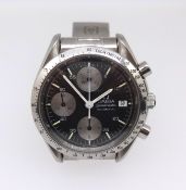 Omega, Speedmaster, a gents stainless steel Automatic Chronograph, wristwatch, the backplate