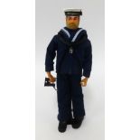Action Man, rare 'Eagle Eyes' figure with sailor suit and accessories.