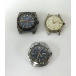Chronel, automatic vintage wristwatch, another similar and Poser (no straps) (3).