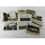 An interesting collection of original aviation photographs each with a back stamp 'The Topical Press