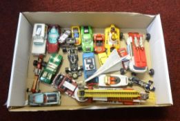 A collection of diecast models mainly Corgi.