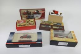 A collection of Corgi trackside commercial vehicles including Hamleys set, approx 13.