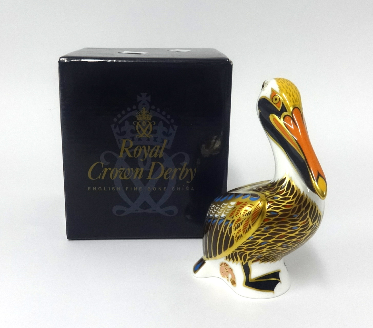 Royal Crown Derby, 1998 Brown Pelican, boxed.