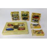A collection of boxed diecast models.