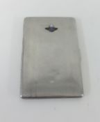 A WWII cigarette case with enamelled badge, Air Cutes Wings, Parachute Company to Irvin.